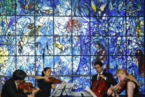 The Daedalus Quartet performs "Song Without Borders" at the United Nations 